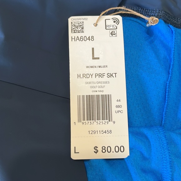 Women's HEAT.RDY Sport Skort in Navy Blue size L - Picture 11 of 12